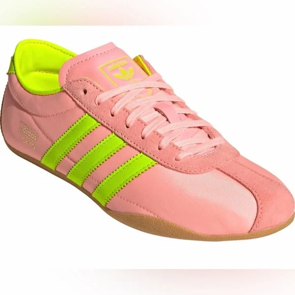 adidas Originals TOKYO Pink and Yellow Sneakers NEW - Picture 2 of 5